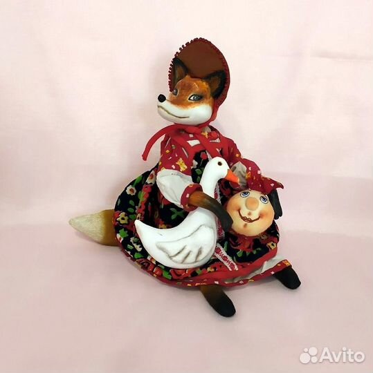 Лиса Патрикеевна-интерьерная кукла