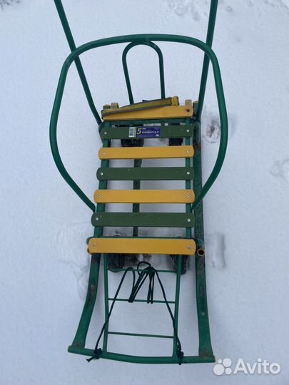 Санки на колесах