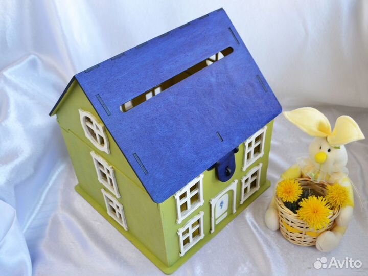 Свадебная казна Большой домик для открыток и карт