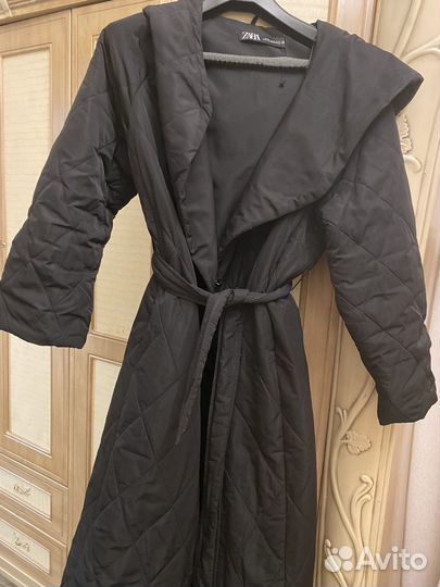 Стеганое пальто