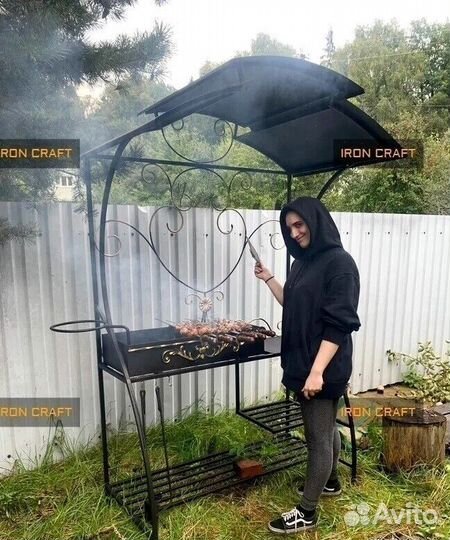 Мангал со столиком