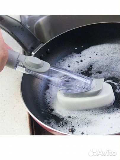 Щётка Xiaomi для мытья посуды с дозатором моющего