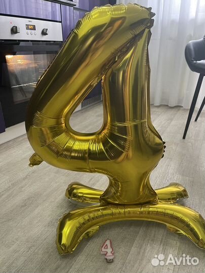 Воздушные шарики цифра