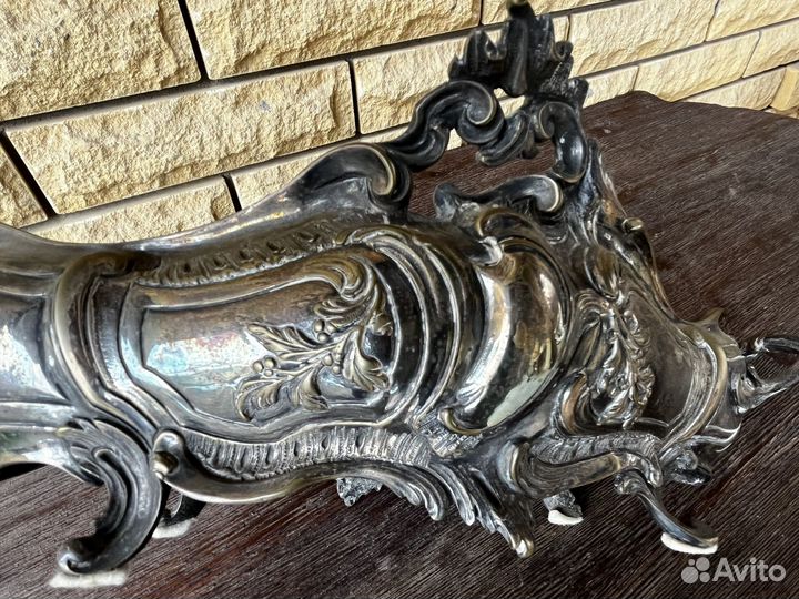 Кашпо антикварное бронза