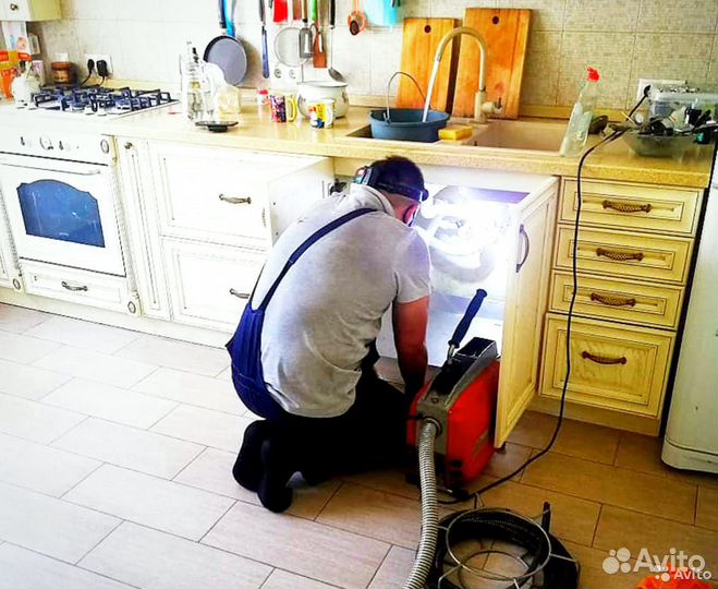 Прочистка канализации,чистка труб.Устранение засор