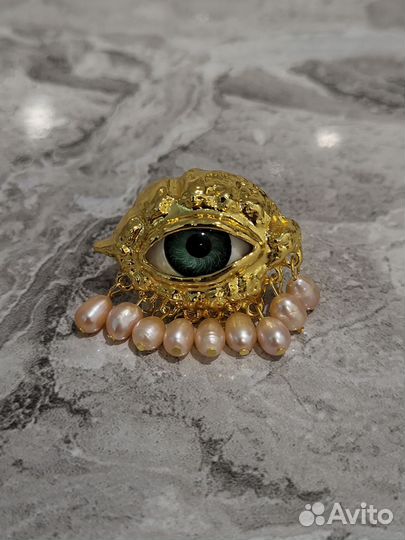 Серьги и Кольцо в стиле Elza Schiaparelli
