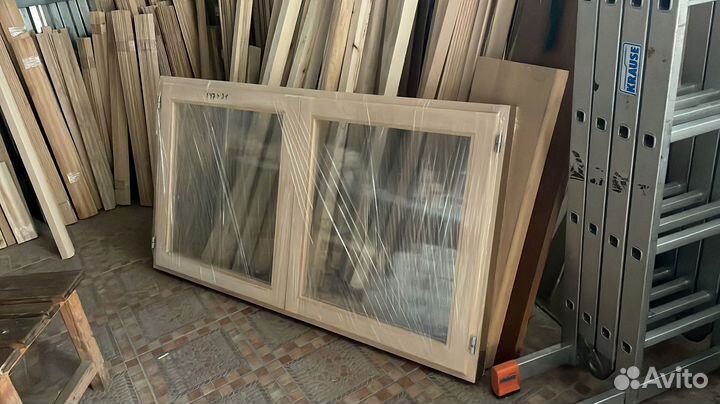 Деревянные окна для бани и сауны