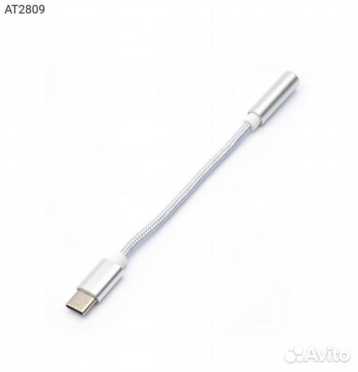 Аудиокабель atcom USB Type C (M) - Jack 3.5 (F) 0