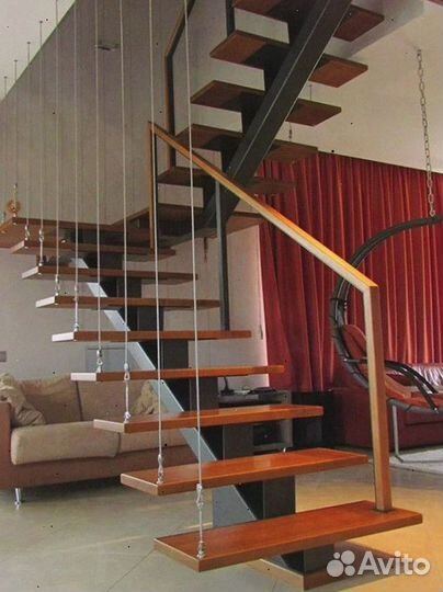 Лестницы на металлокаркасе от изготовителя