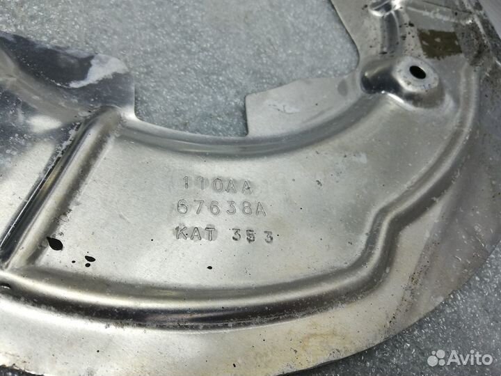 Щиток тормозного диска Jeep Wrangler 2018+