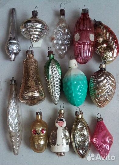 Старые елочные игрушки