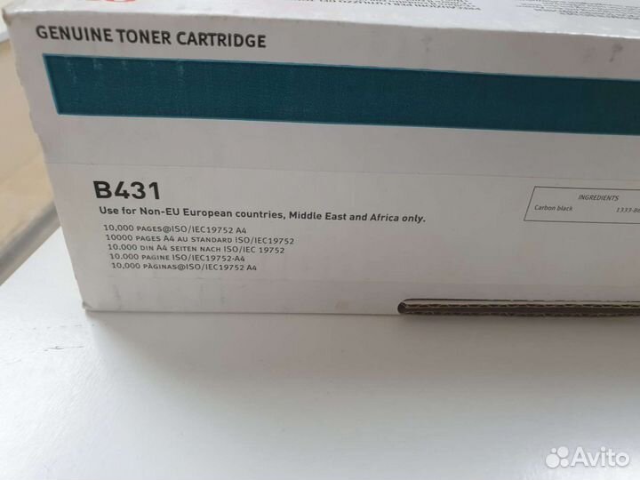 Новый картридж OKI b431