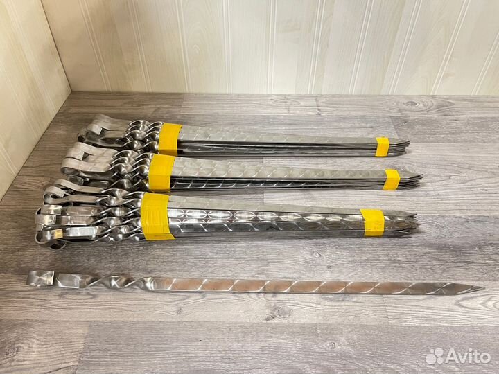 Ш18*50 Шампур без ручки Кольцо для Люля кебаб