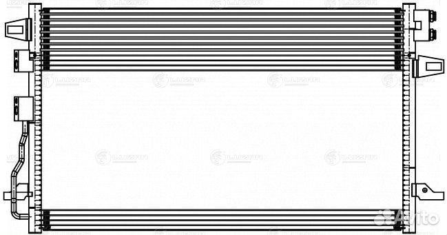 Радиатор кондиционера Крайслер Вояджер 01