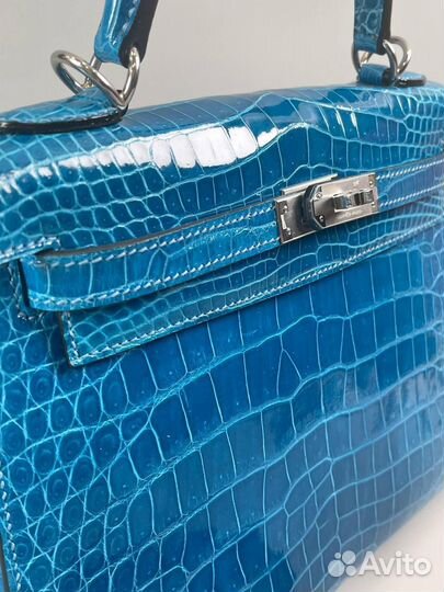 Сумка hermes kelly 25 крокодил