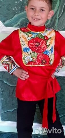 Русская народная рубашка для мальчика