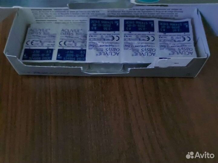 Линзы контактные acuvue oasys