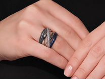 Кольцо серебряное 18,5 размер
