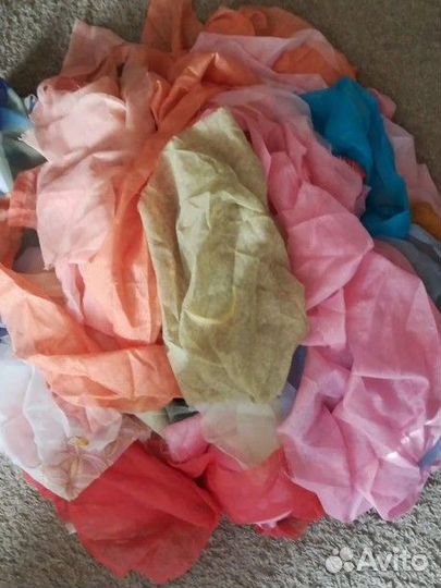 Остатки от штор(для рукоделия)