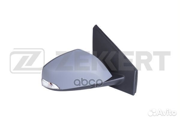 Зеркало в сборе правое / грунтованное / выпукло