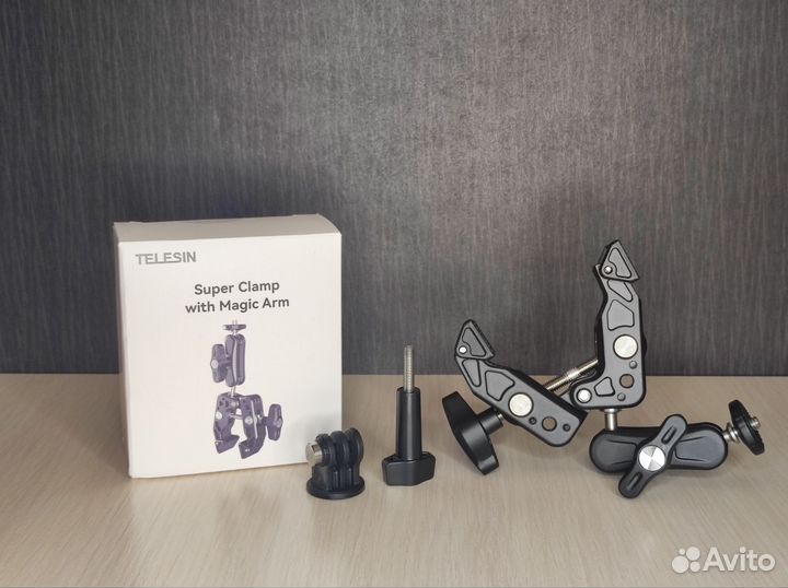 Крепление зажим Telesin для GoPro Hero, Insta360