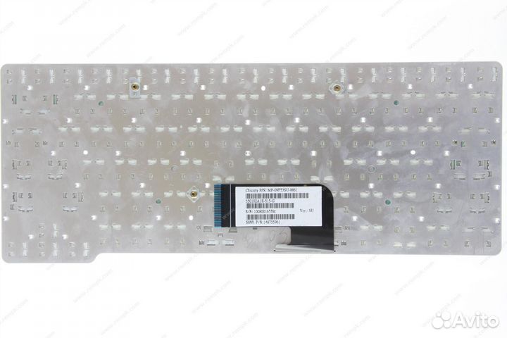 Клавиатура Sony Vaio VPC-CW, белая, без рамки