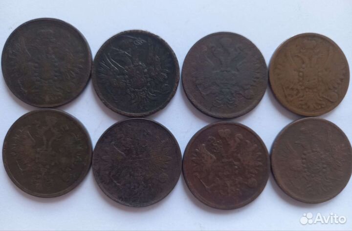 Монеты российской империи (2 копейки)