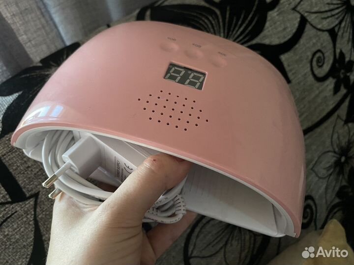 Лампа 48Вт, машинка для маникюра 20 тыс./об, 15Вт