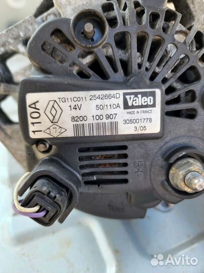 Генератор на Renault Megan 2