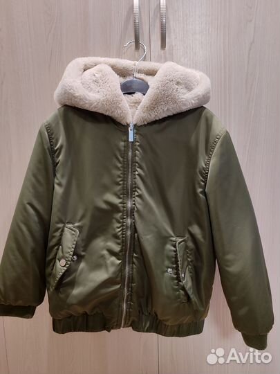 Куртка двусторонняя 128р