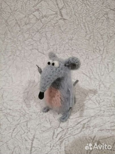 Вязаные игрушки Котёнок Шмяк и сырник