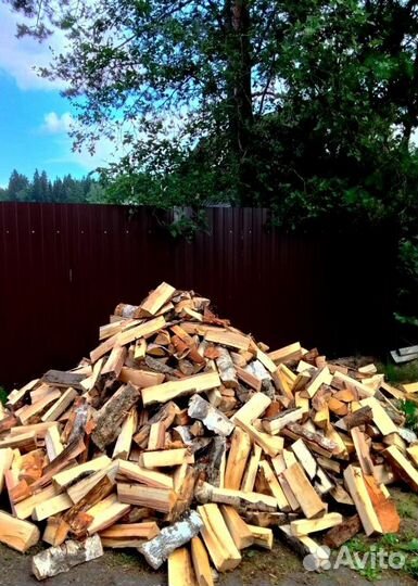 Дрова в укладку любого объема Березовые в Выборге