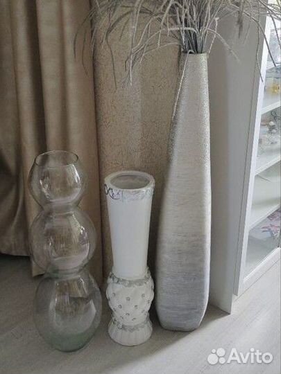 Напольные вазы, 80,70, 100см
