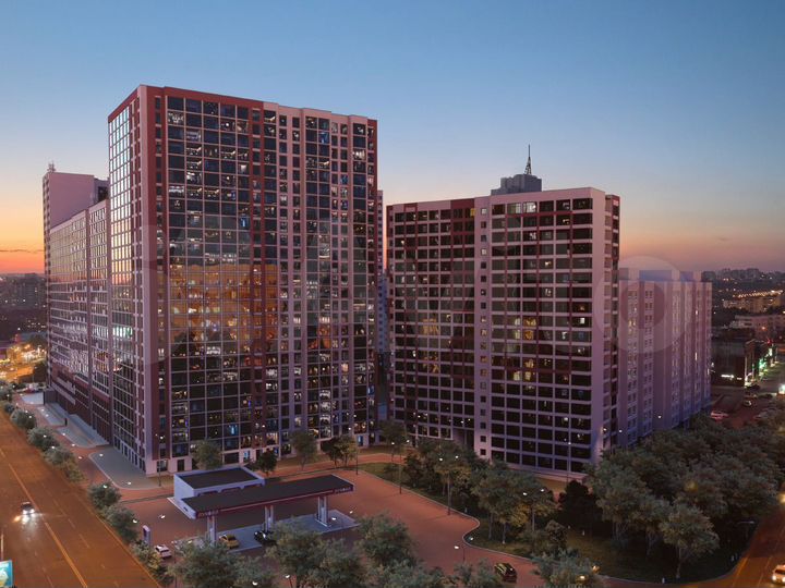 3-к. квартира, 56,6 м², 11/27 эт.