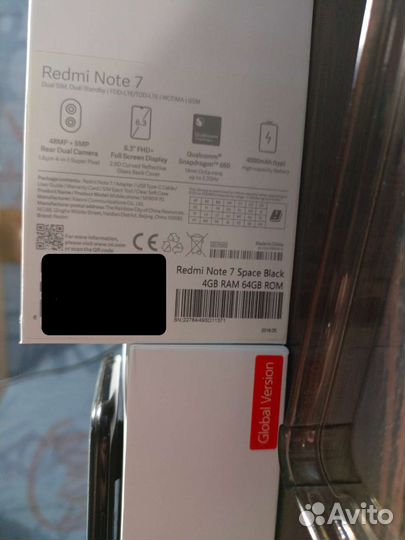Телефон Xiaomi Redmi note 7 4/64