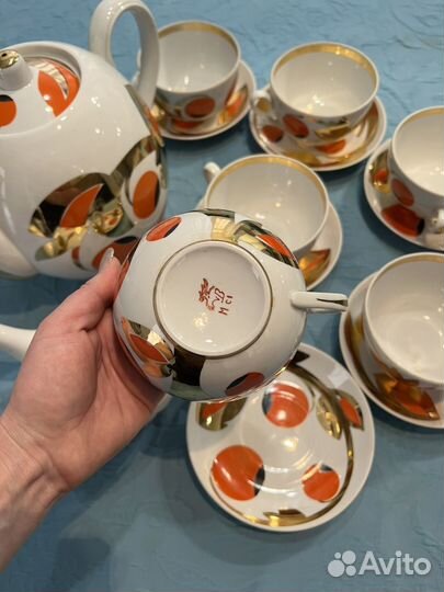 Чайный сервиз вербилки СССР