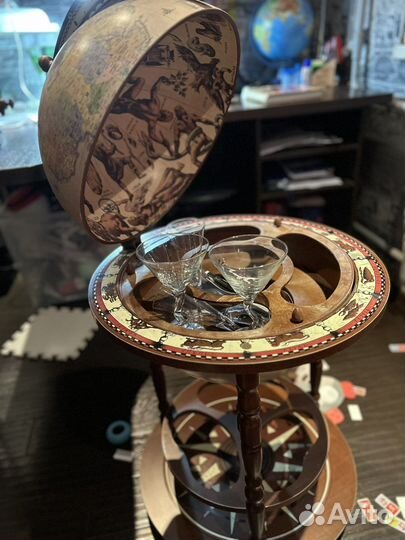 Глобус бар напольный