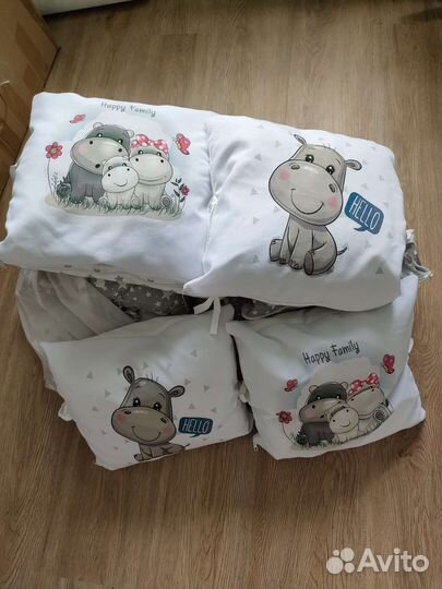 Бортики в детскую кроватку