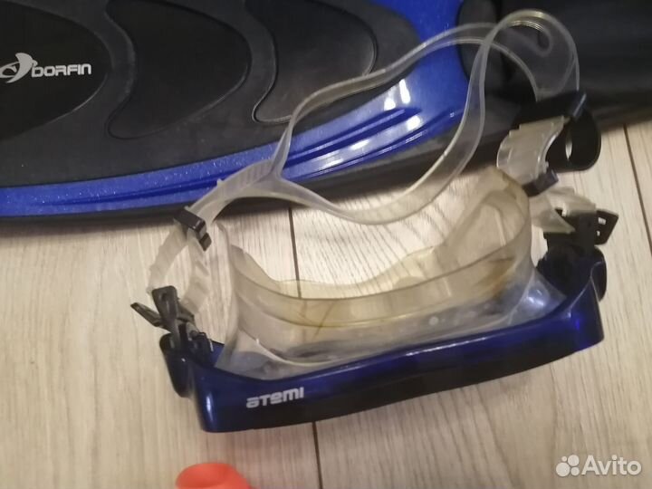 Набор для плавания (маска+трубка) Atemi