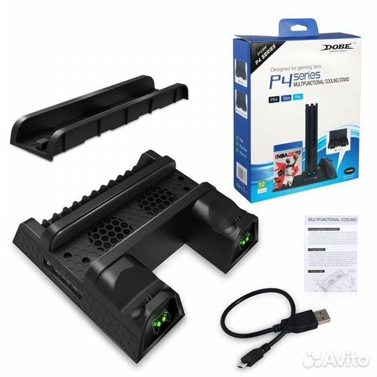 PS4 Slim, Pro подставка + зарядная станция, новая