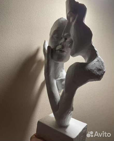 Влюбленная пара (гипс) ручная работа