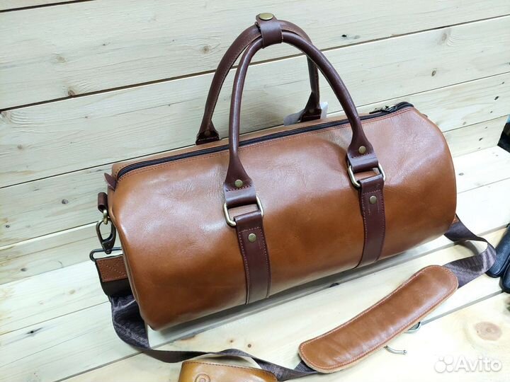Саквояж кожаный