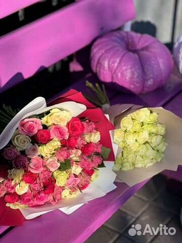 Букет цветов роз с доставкой объявление продам