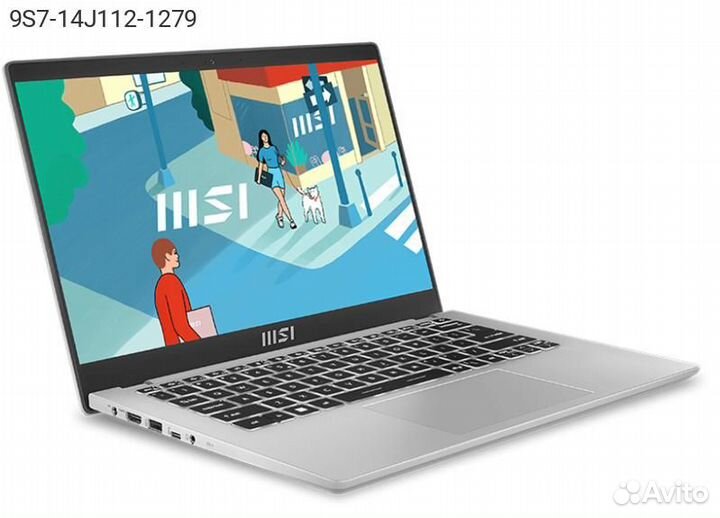 9S7-14J112-1279, Ноутбук MSI Modern 14 14