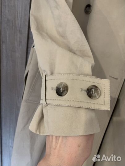 Хлопковый тренч H&M