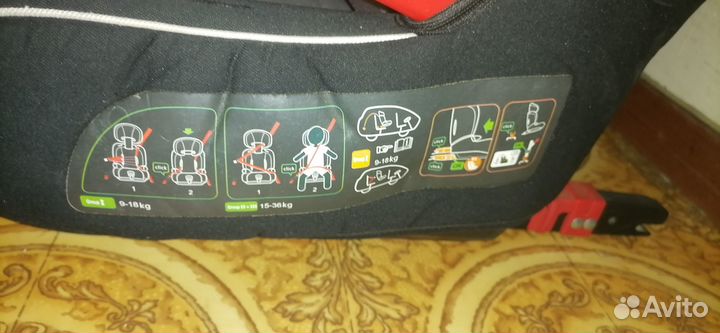 Детское автокресло 9 до 36 кг с изофикс