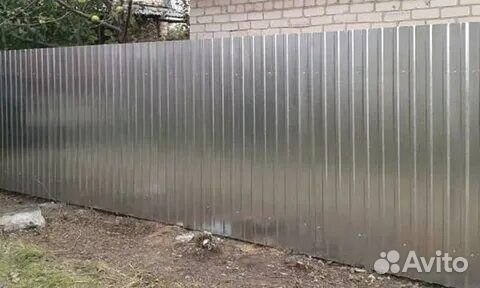 Заборы оцинкованные на дачу
