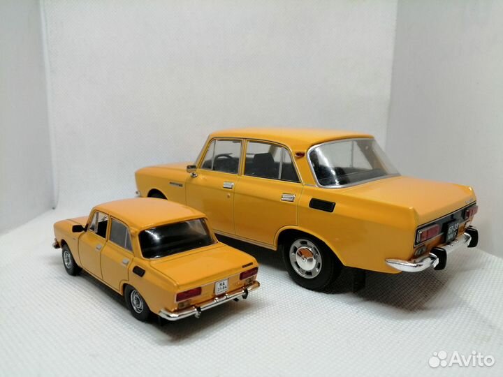 Модель Москвич-2140 в масштабе 1:24и 1:43 Вместе