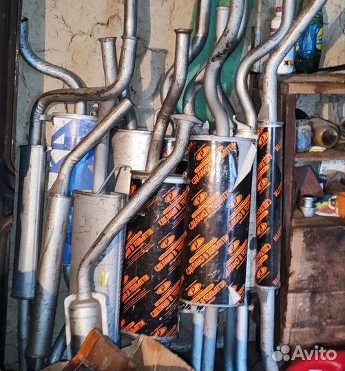 Глушитель/резонатор на автомобиль в ассортименте