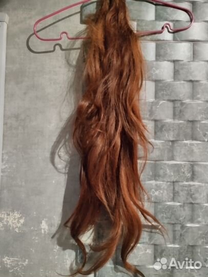 Волосы натуральные хвост